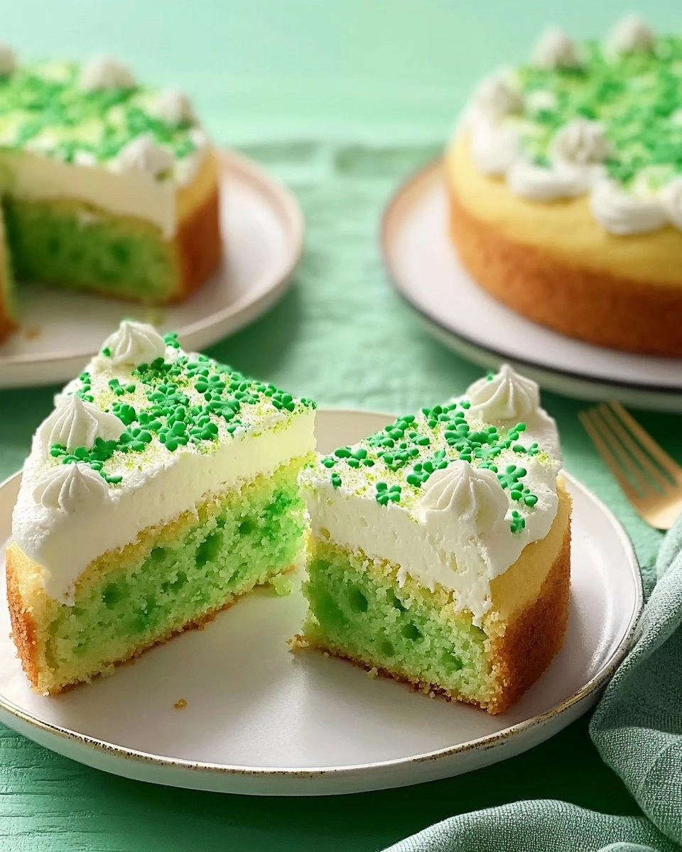 St. Patricks Day Lime Poke Cake 137 St. Patricks Day Lime Poke Cake