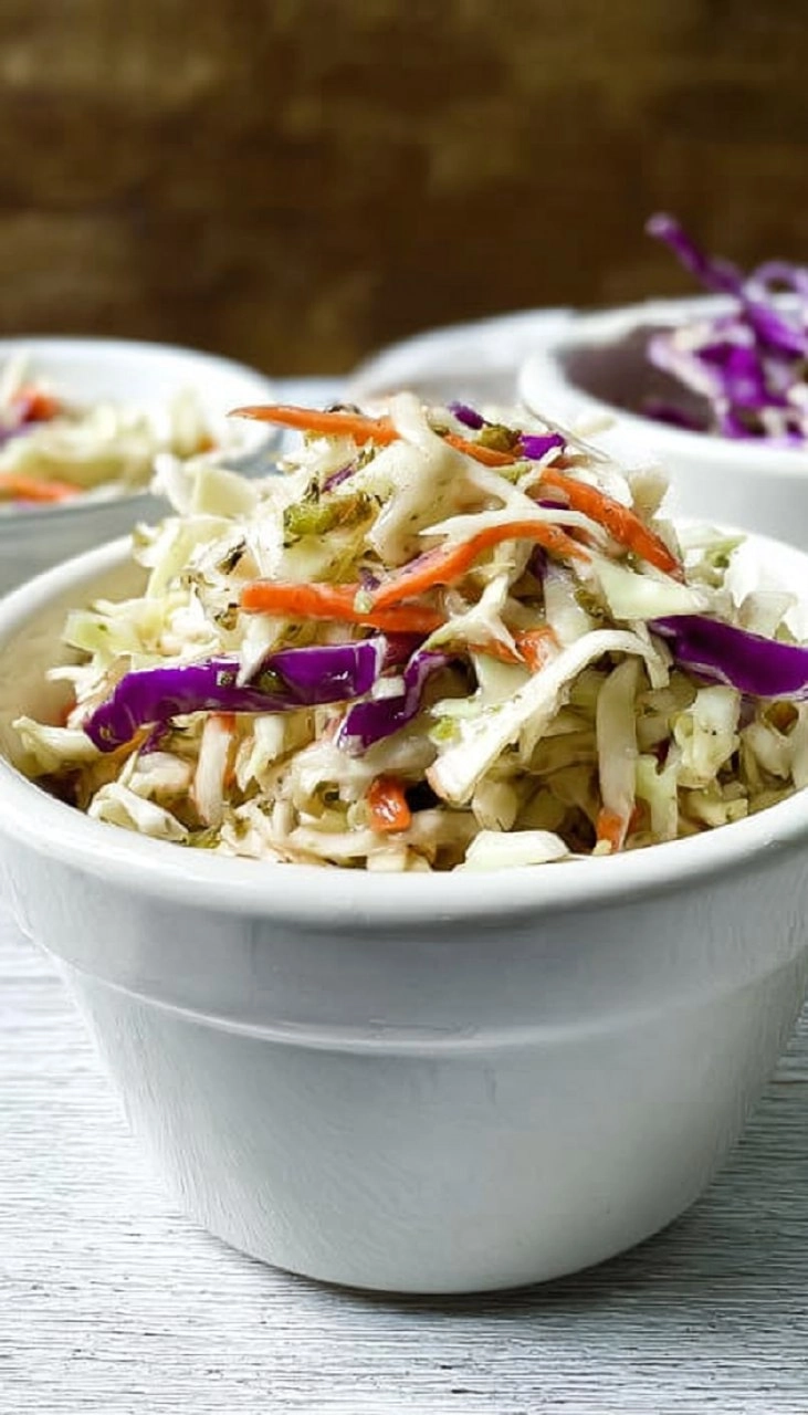 Tangy Vinegar Coleslaw (No Mayo, Summer-Ready) 62 Tangy Vinegar Coleslaw (No Mayo, Summer-Ready)