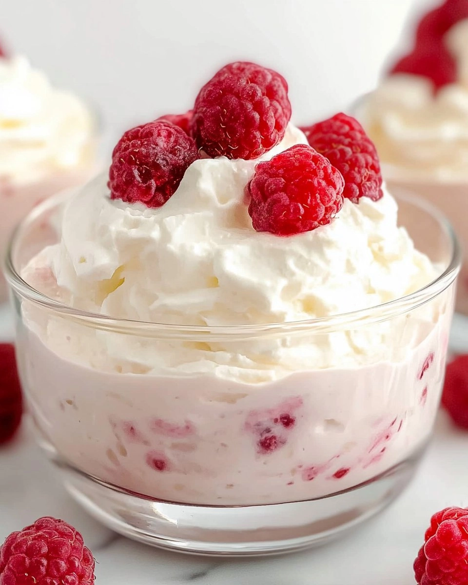 White Chocolate Raspberry Mousse