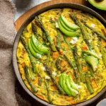 Asparagus-Frittata-with-Goat-Cheese-Sweet-Potatoes-Recipe