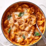 Baked Cheese Tortellini in Vodka Sauce. 116 Baked-Cheese-Tortellini-in-Vodka-Sauce.-Recipe