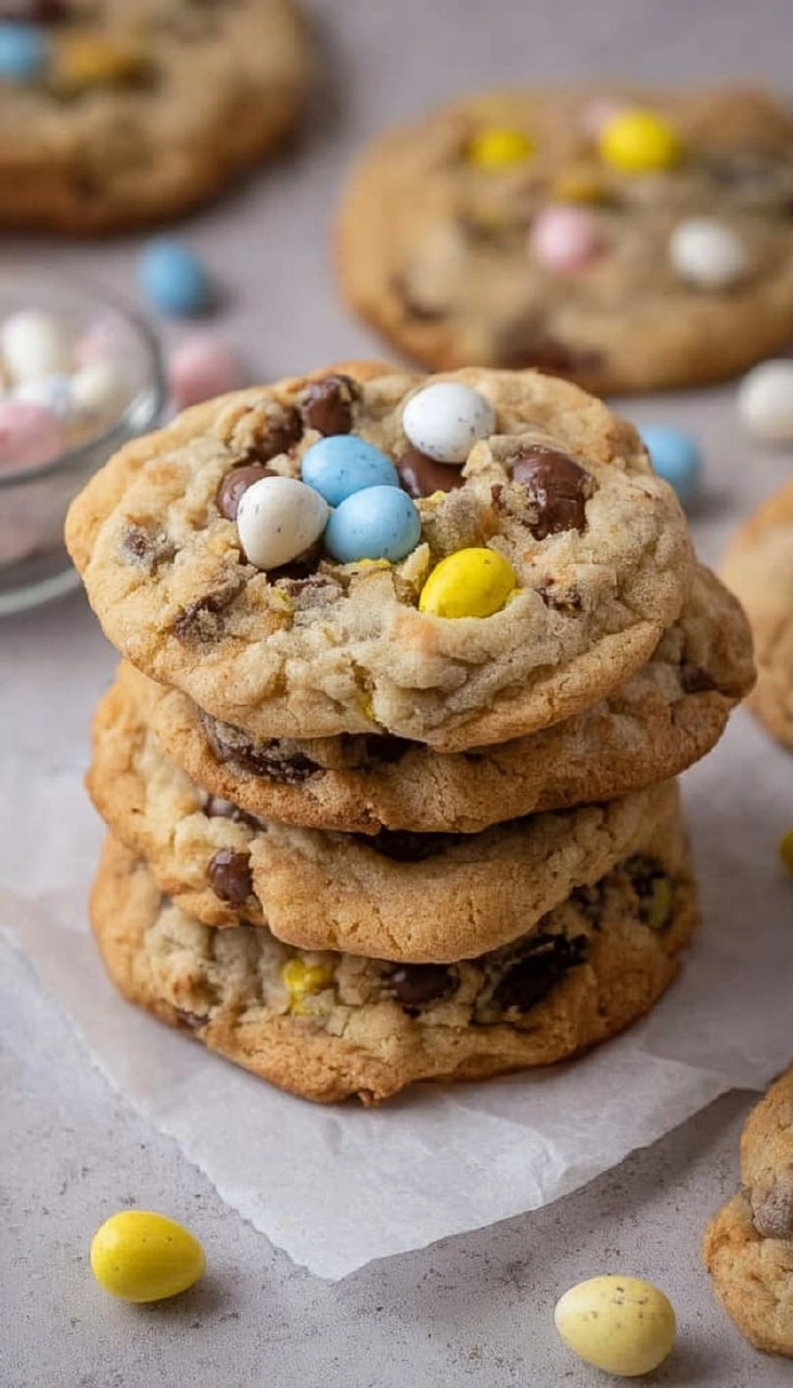 Brown Butter Cadbury Mini Egg Cookies