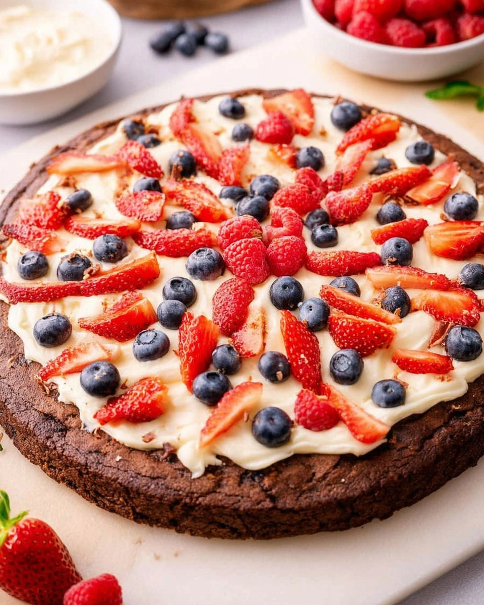 Brownie Pizza 89 Brownie Pizza