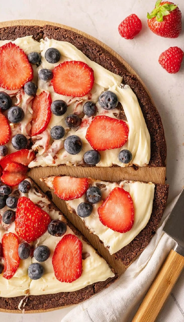 Brownie Pizza 90 Brownie Pizza