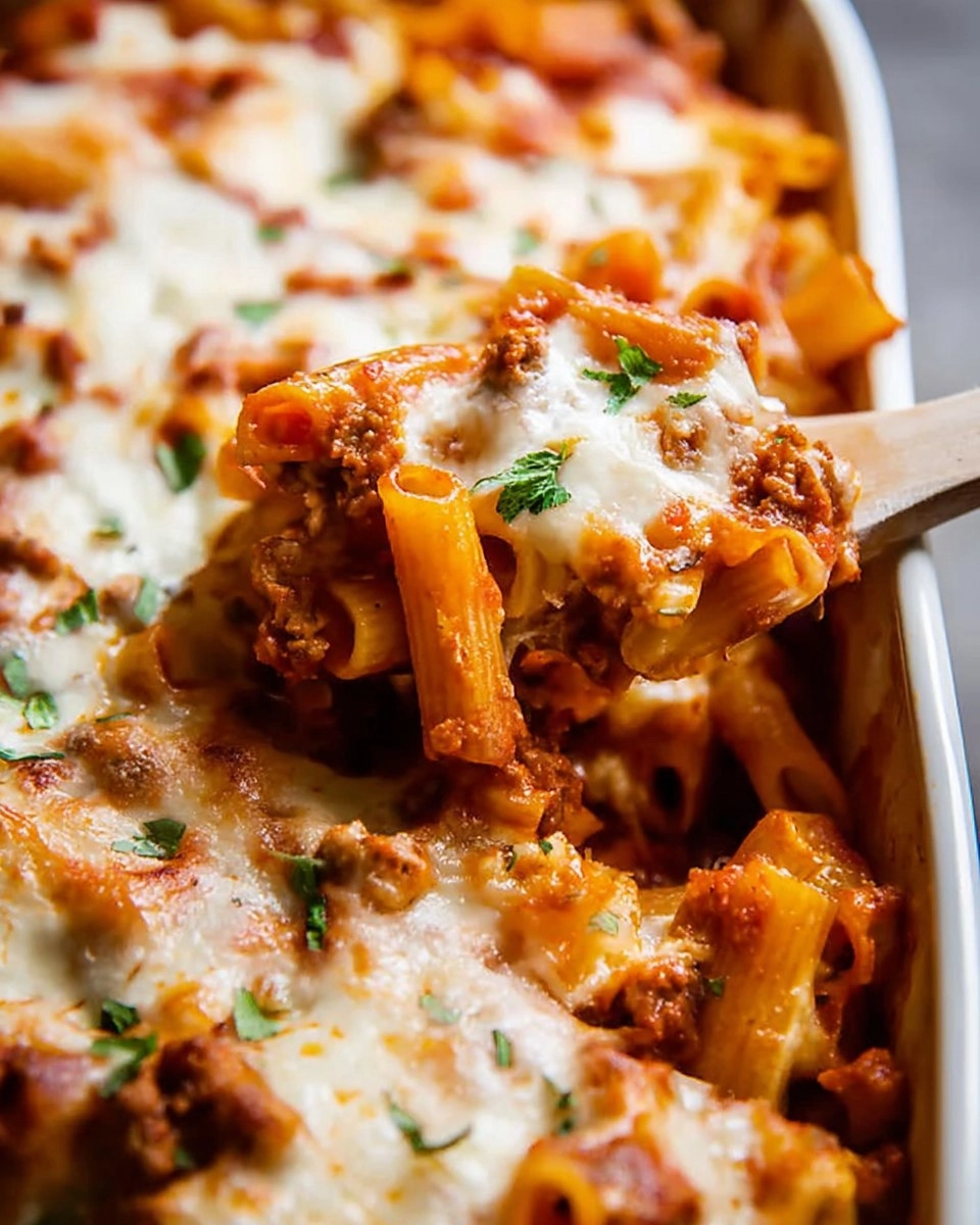 Cheesy Baked Ziti | Easy Weeknight Pasta Bake with Ricotta & Mozzarella