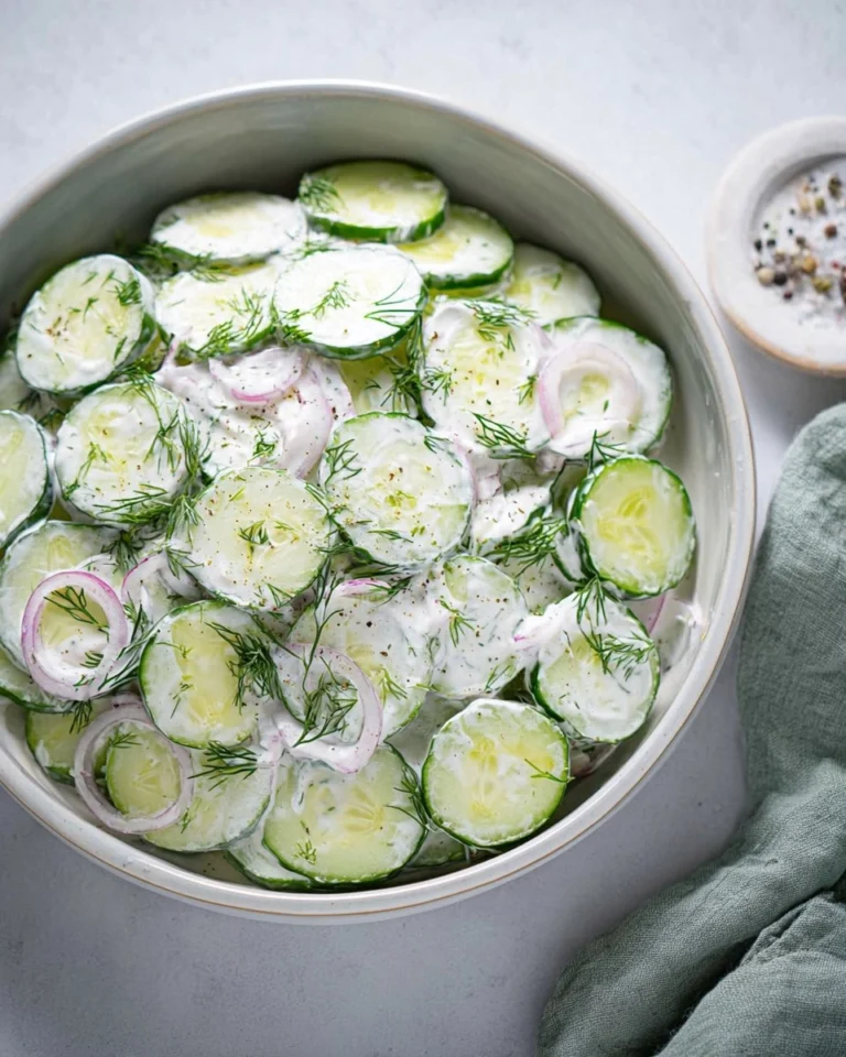 Creamy-Cucumber-Salad-with-Sour-Cream-Dill-Recipe