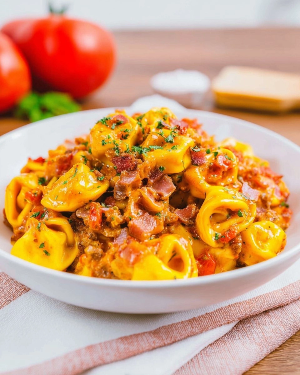 Crockpot Bacon Cheeseburger Tortellini 110 Crockpot Bacon Cheeseburger Tortellini