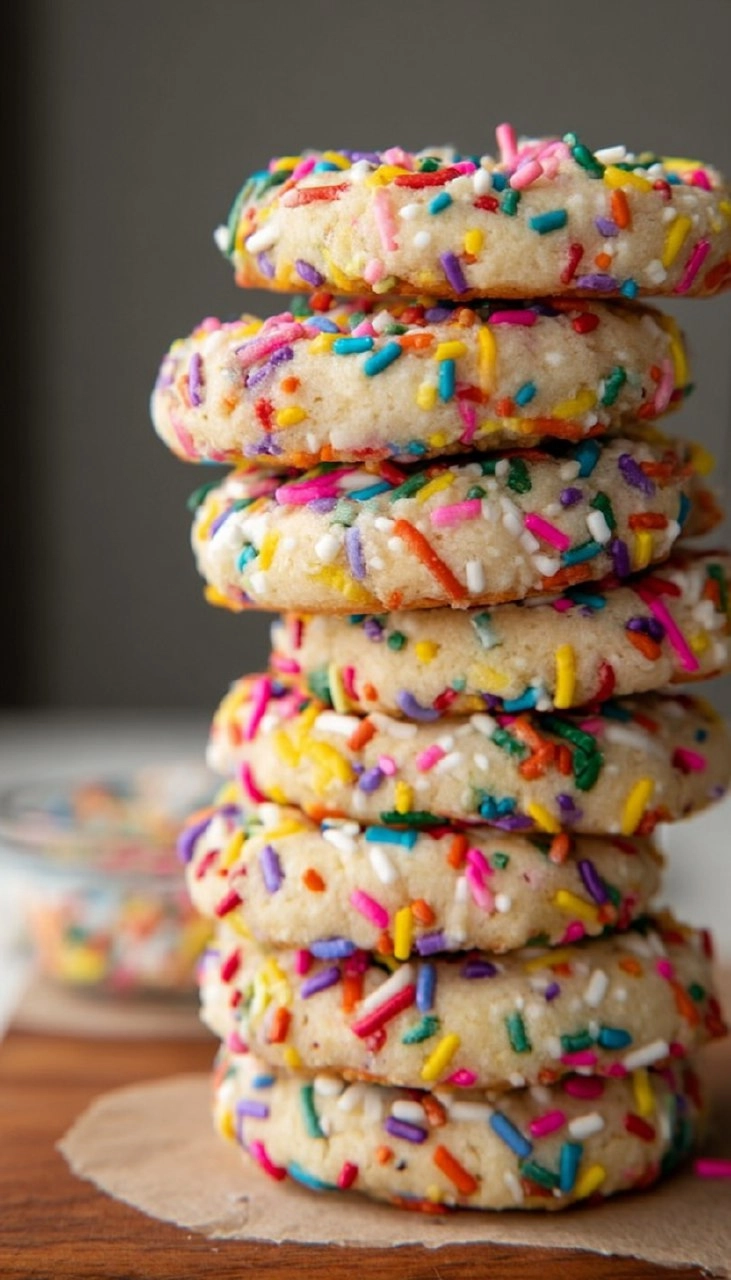 Easy Confetti Cookies 