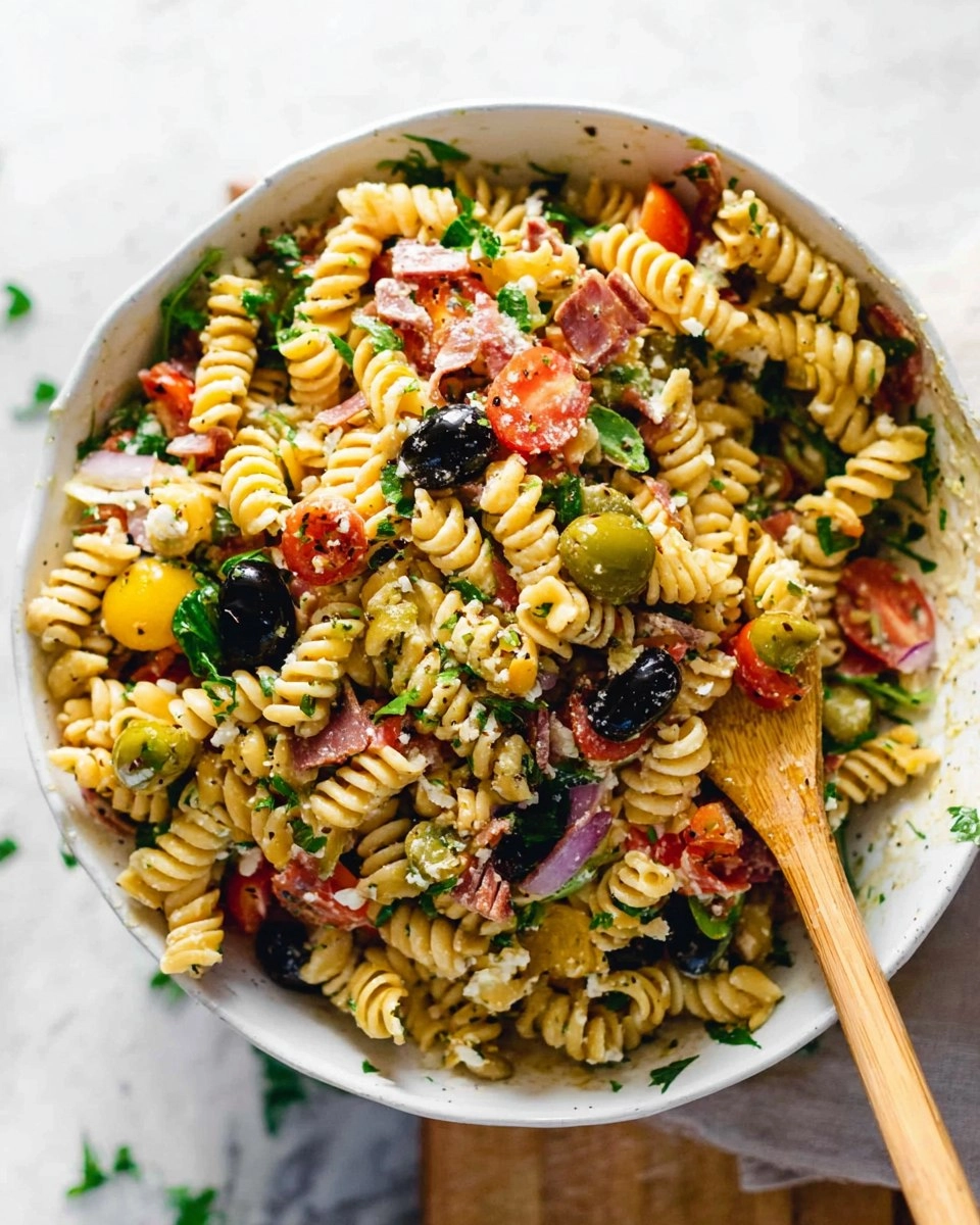 Easy Summer Pasta Salad (4 Ingredients)