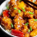 Easy-Sweet-and-Sour-Chicken-Healthy-One-Skillet-Recipe-Recipe