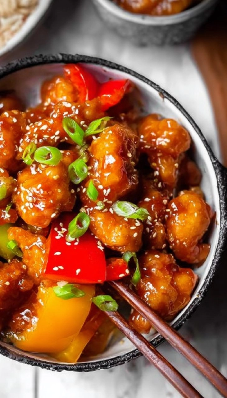 Easy Sweet and Sour Chicken (Healthy One Skillet Recipe)