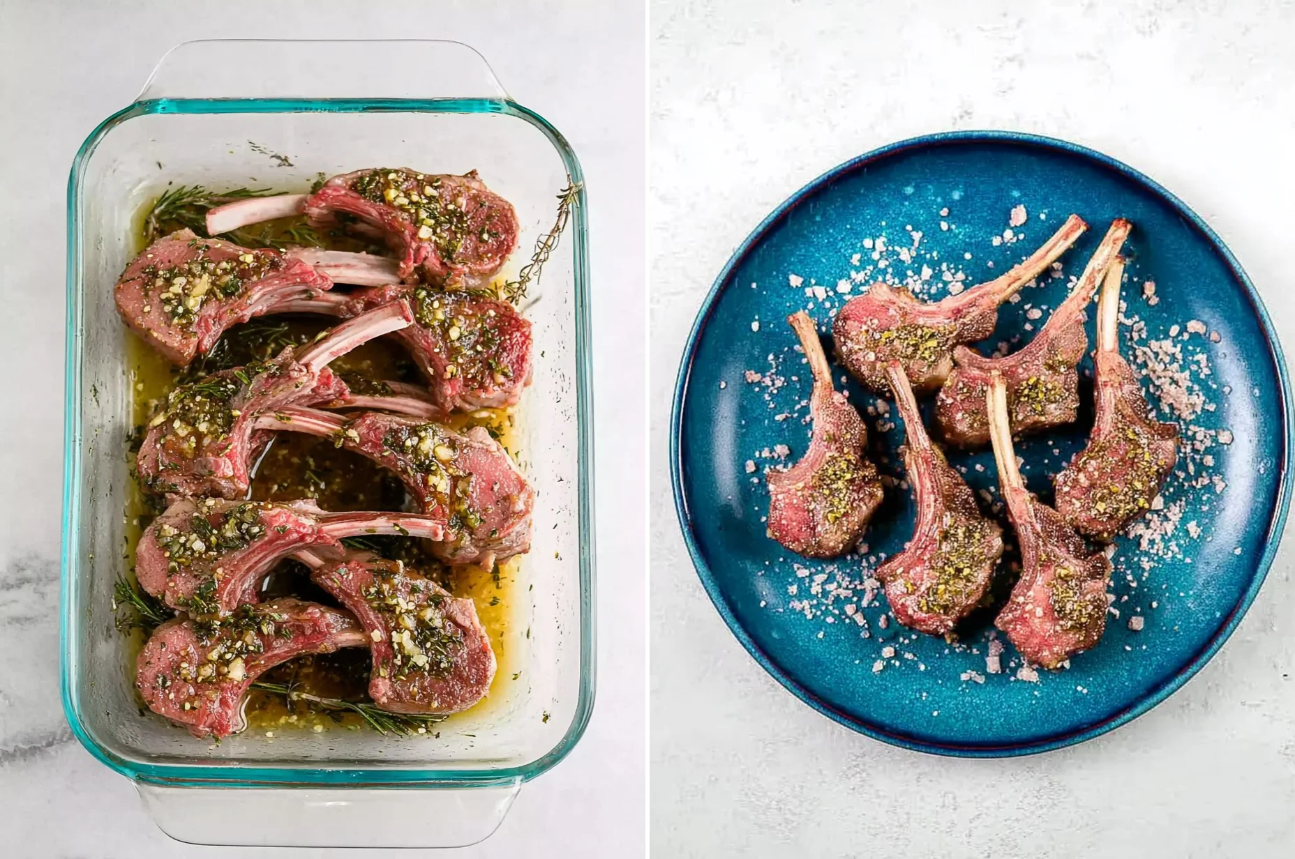 Garlic & Herb Crusted Lamb Chops (Easter Centerpiece)