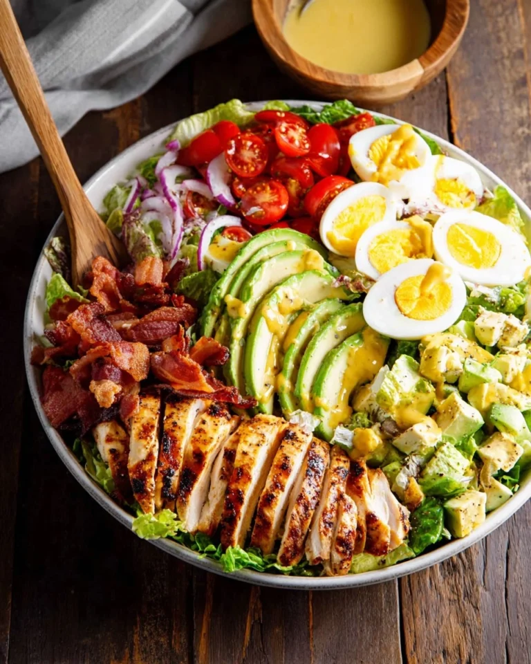 Healthy-Grilled-Chicken-Cobb-Salad-with-Honey-Dijon-Dressing-Recipe