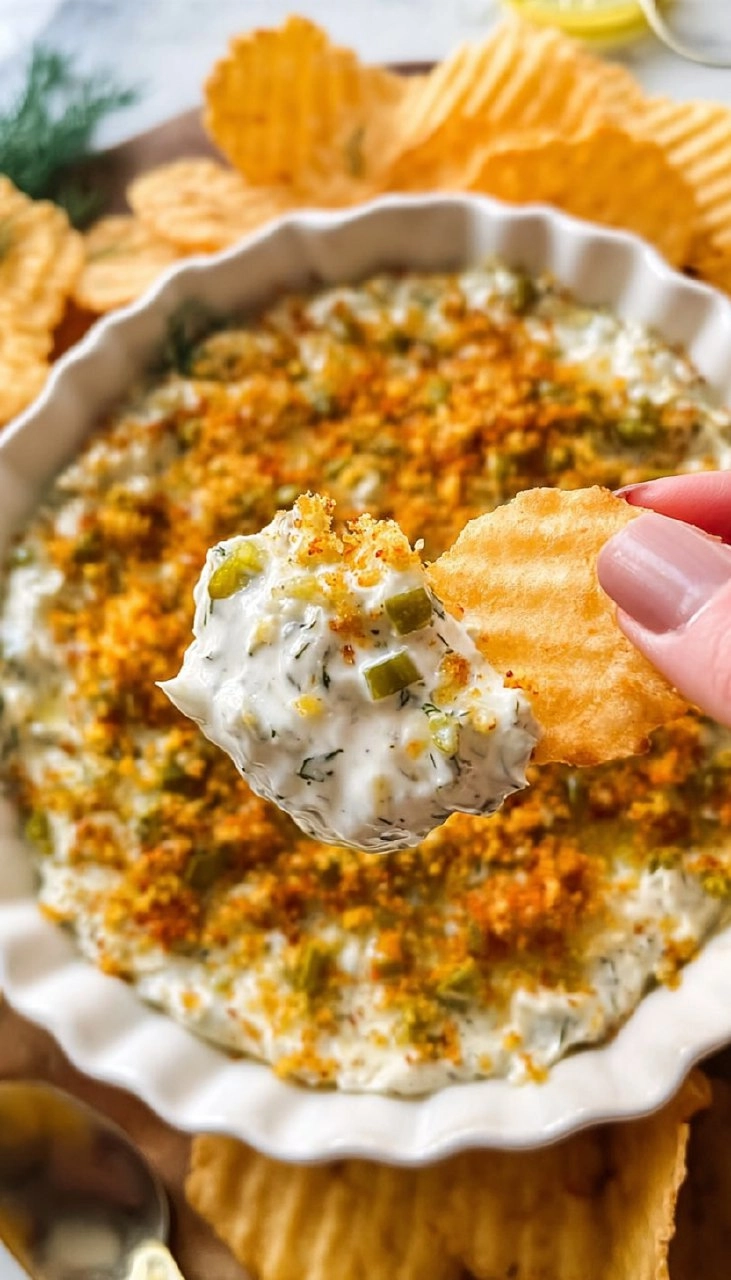 High-Protein Fried Pickle Dip (Viral Recipe)
