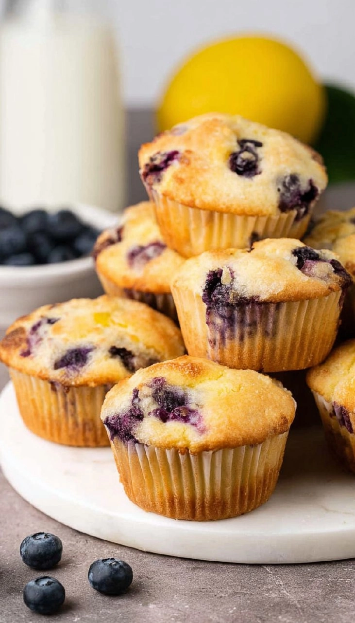 Lemon Blueberry Muffins 115 Lemon Blueberry Muffins