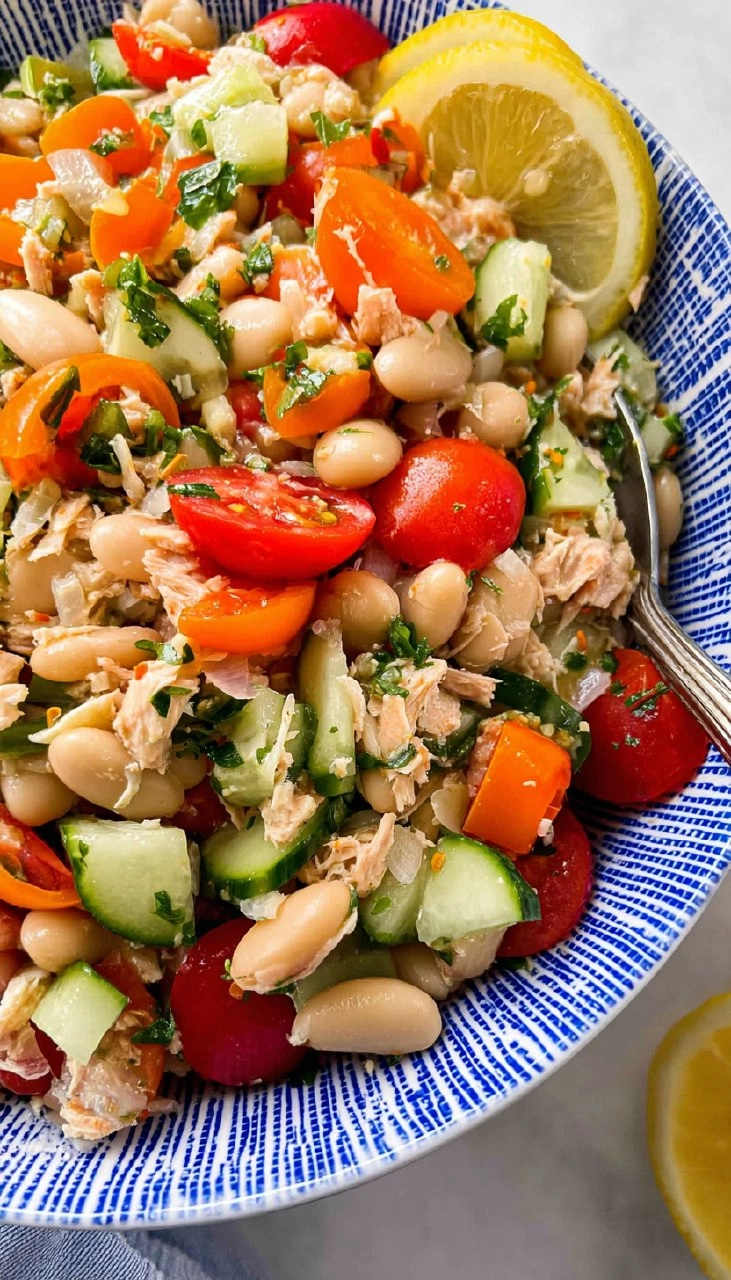 Mediterranean White Bean Tuna Salad 95 Mediterranean White Bean Tuna Salad