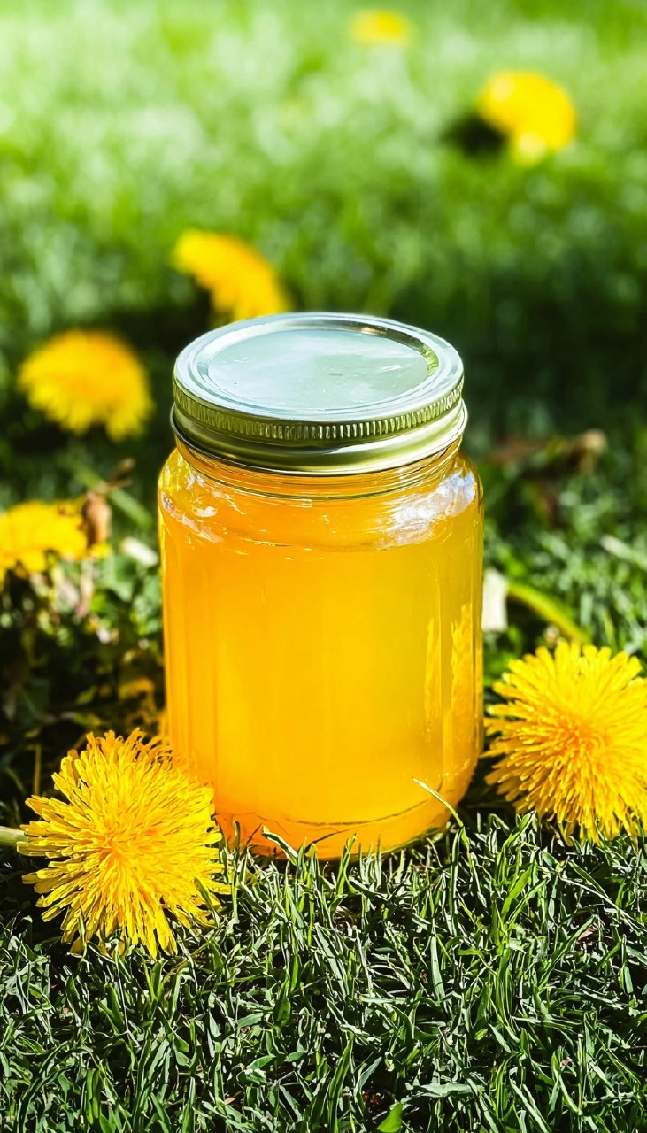 Mom's Dandelion Jelly (Spring Foraging) 95 Mom's Dandelion Jelly (Spring Foraging)