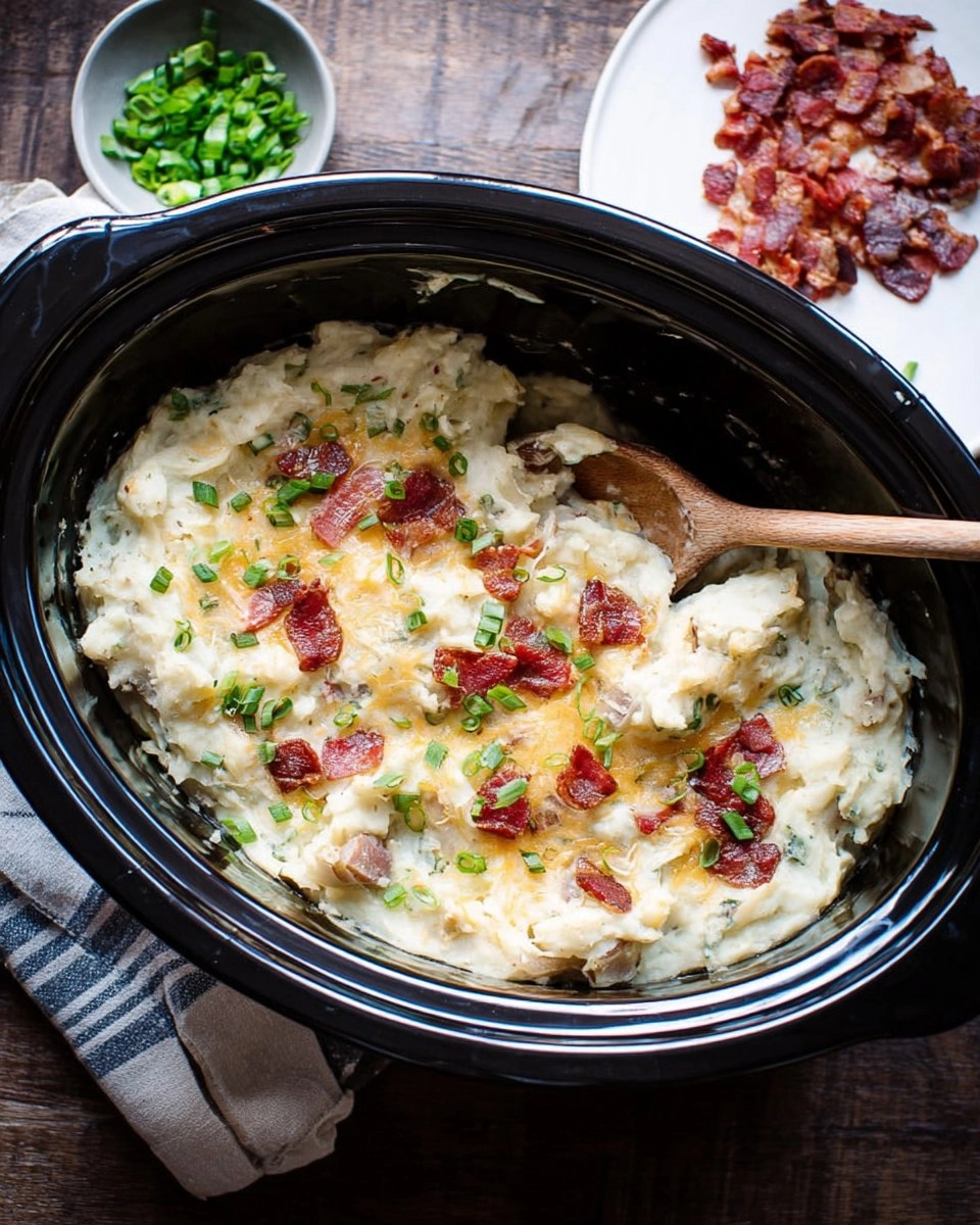 Slow Cooker Colcannon Potatoes | Easy Crockpot Dinner 