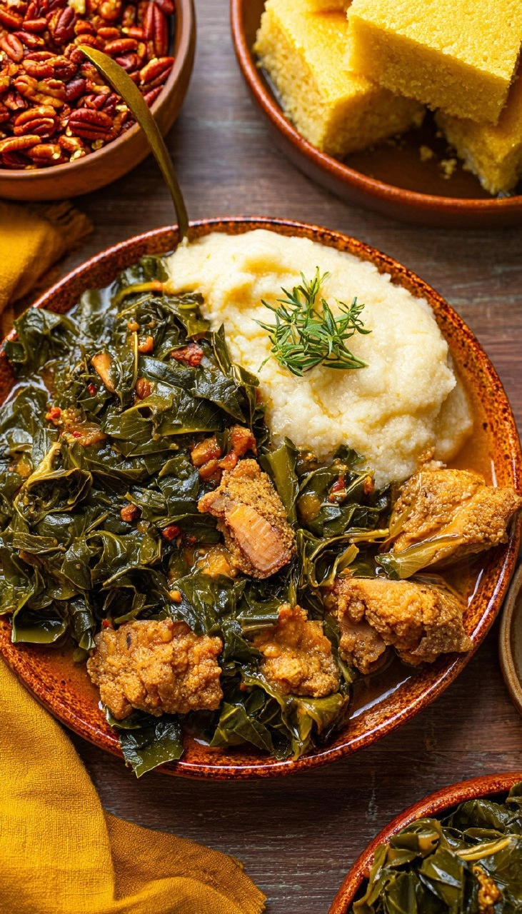 Slow-Simmered Smoky Southern Collard Greens