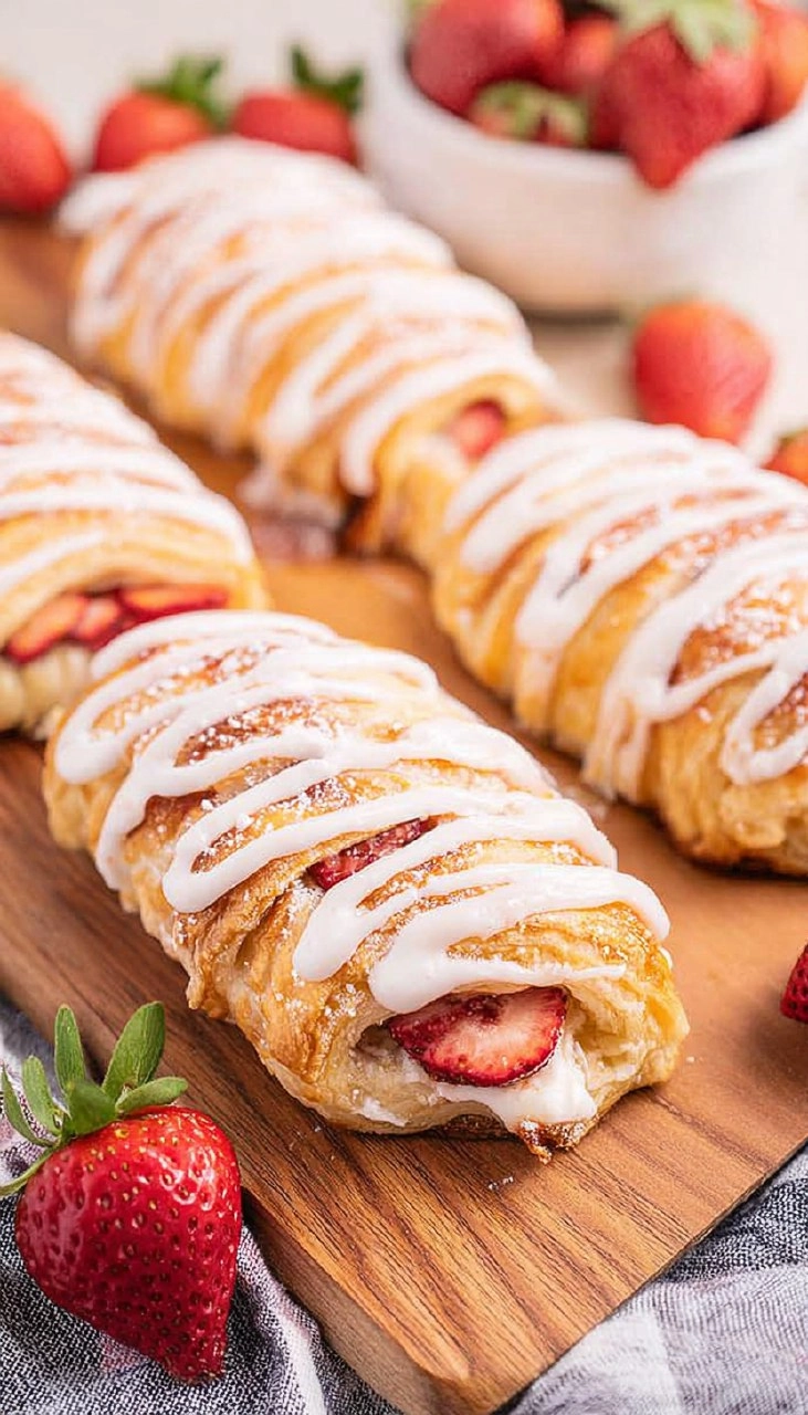Strawberry Cream Cheese Danish | Easy Puff Pastry Breakfast Pastry 122 Strawberry Cream Cheese Danish | Easy Puff Pastry Breakfast Pastry