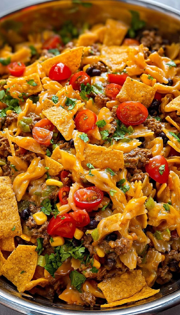 Taco Pasta Salad (Easy Summer Version) 105 Taco Pasta Salad (Easy Summer Version)