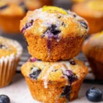Almond Flour Lemon Blueberry Muffins (Paleo, Soft & Moist) 136 Almond-Flour-Lemon-Blueberry-Muffins-Paleo-Soft-Moist-Recipe