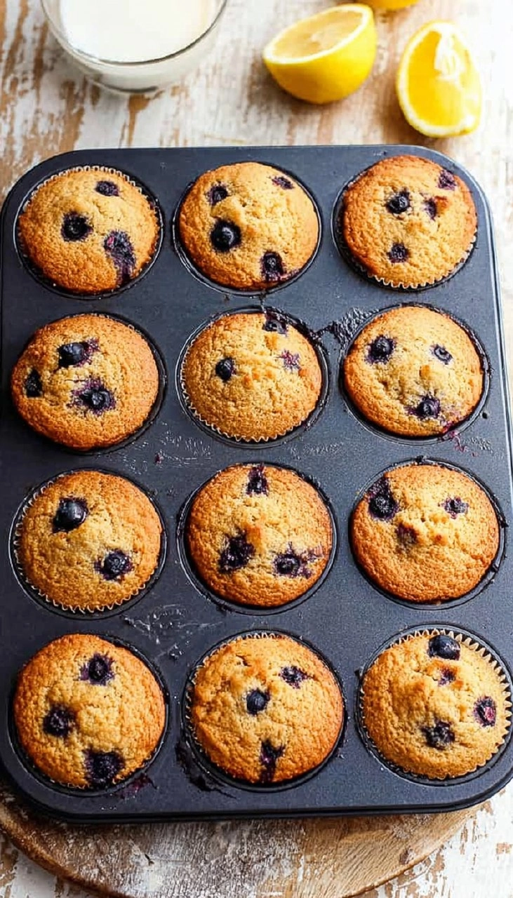 Almond Flour Lemon Blueberry Muffins (Paleo, Soft & Moist) 135 Almond Flour Lemon Blueberry Muffins (Paleo, Soft & Moist)