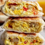 Breakfast-Stuffed-Cottage-Cheese-English-Muffins-High-Protein-Recipe