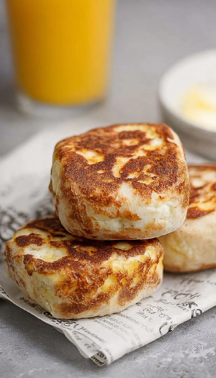 Breakfast Stuffed Cottage Cheese English Muffins (High-Protein!)