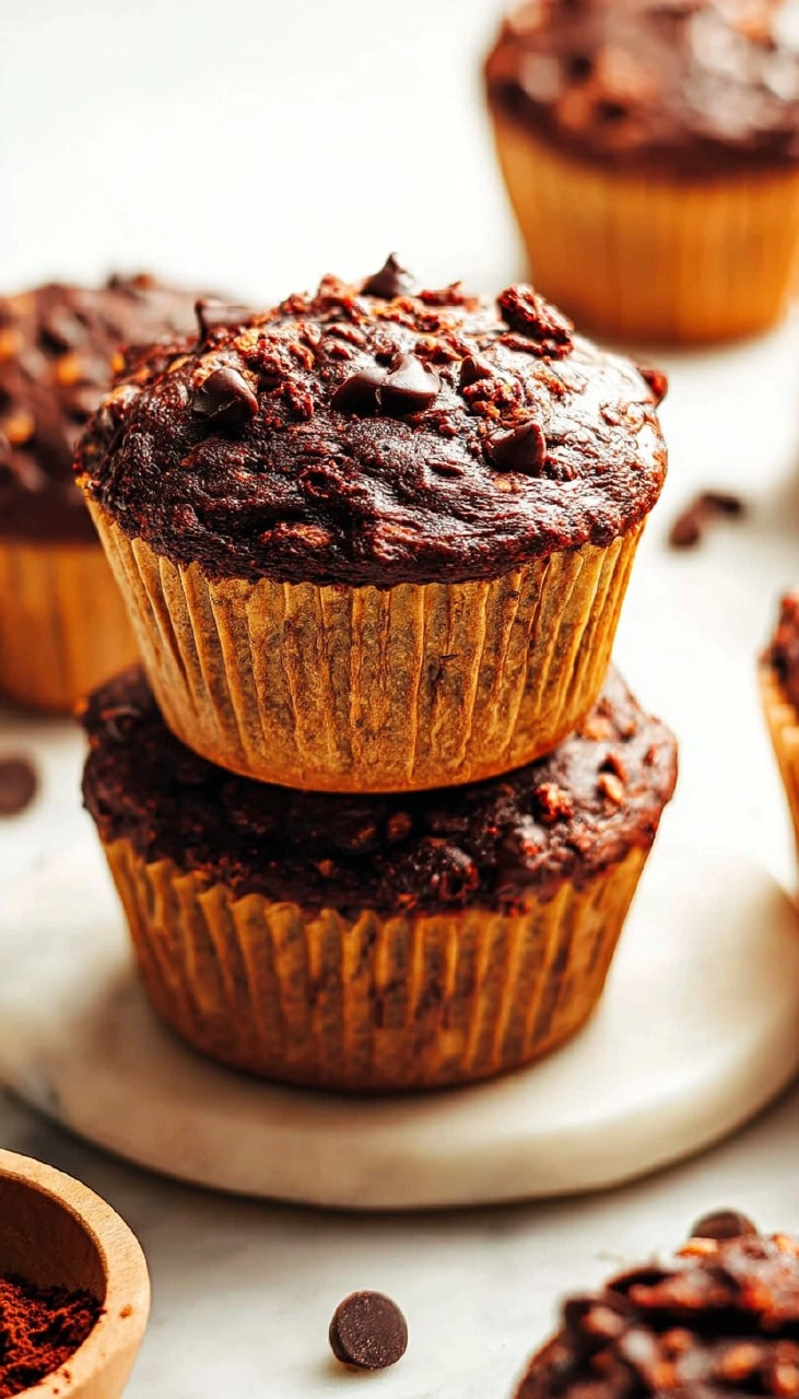 Chocolate Banana Muffins