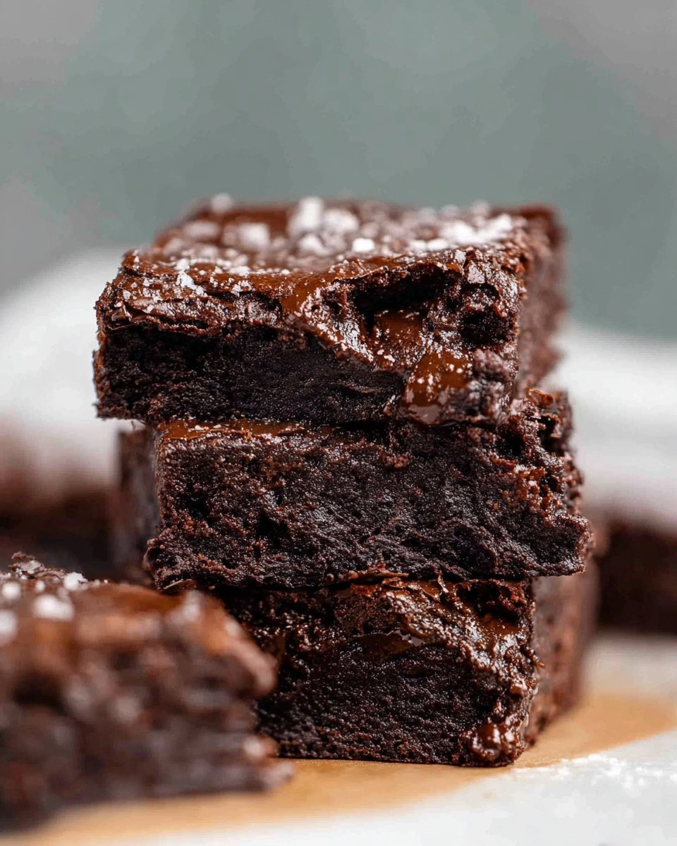 Fudgy Vegan Brownies (Applesauce Brownies)