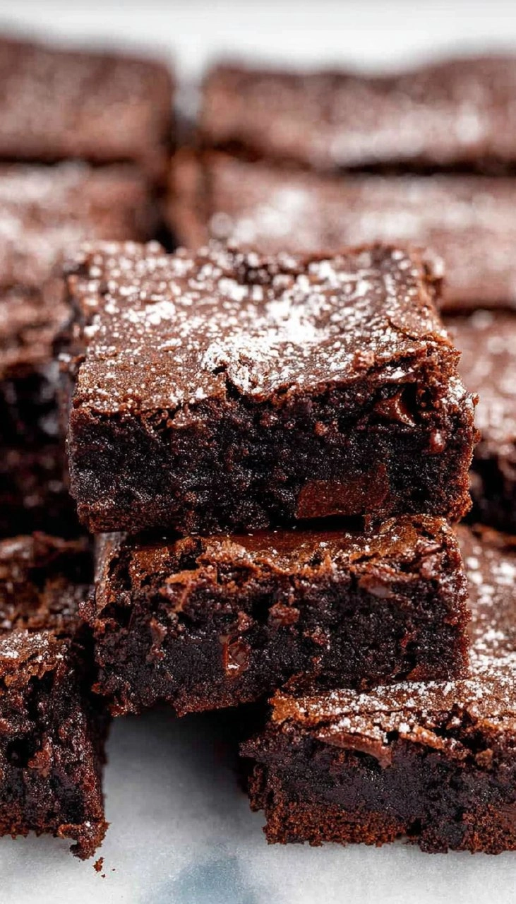 Fudgy Vegan Brownies (Applesauce Brownies)