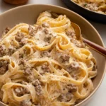 Ground-Beef-Alfredo-Recipe
