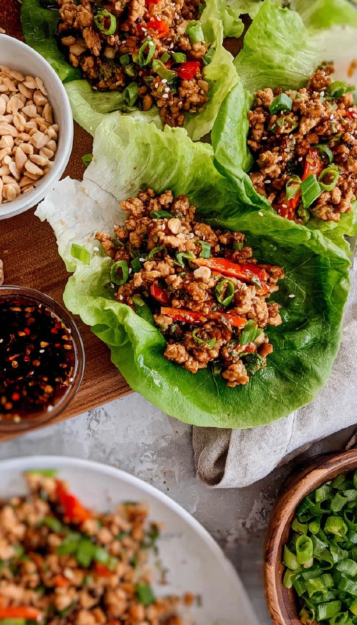 Ground Chicken Lettuce Wraps 140 Ground Chicken Lettuce Wraps