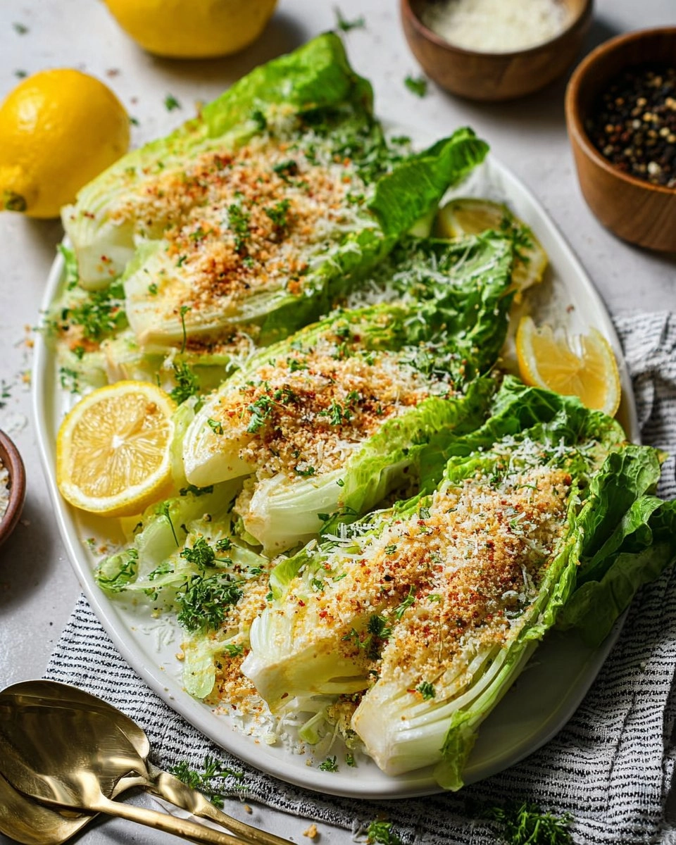 Lemon Parmesan Wedge Salad