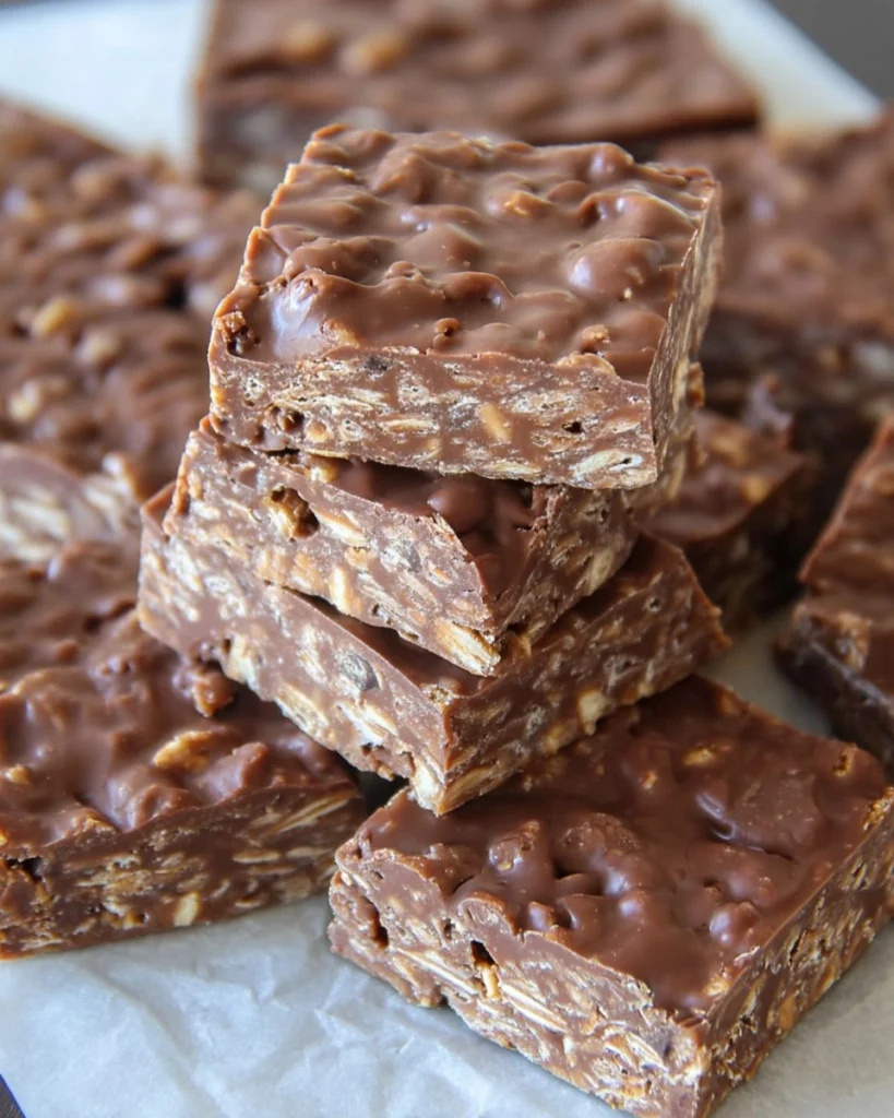 No-Bake-Chocolate-Peanut-Butter-Oat-Bars-Recipe
