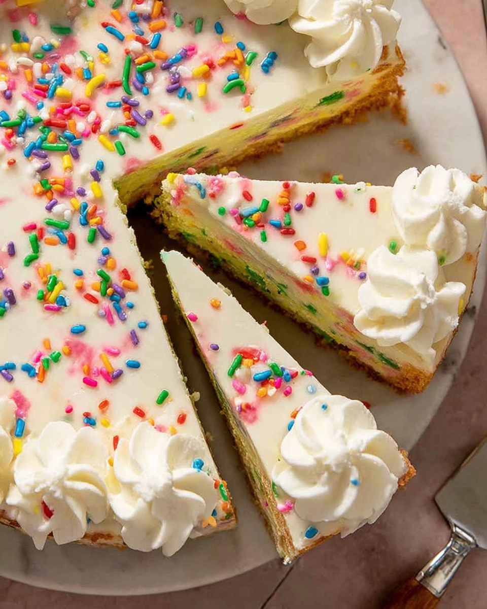 No-Bake Funfetti Cheesecake 104 No-Bake Funfetti Cheesecake