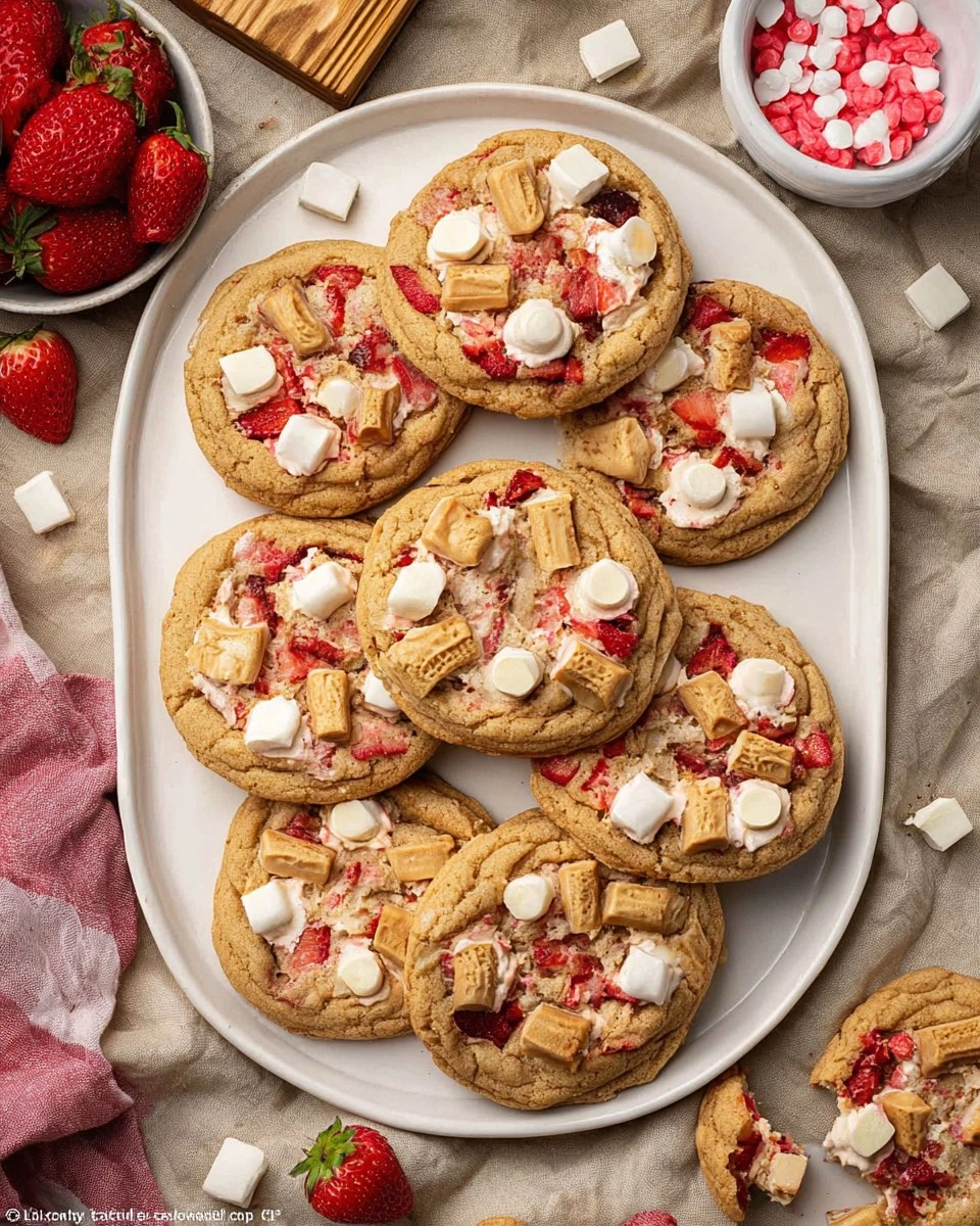 Strawberry Cheesecake Cookies