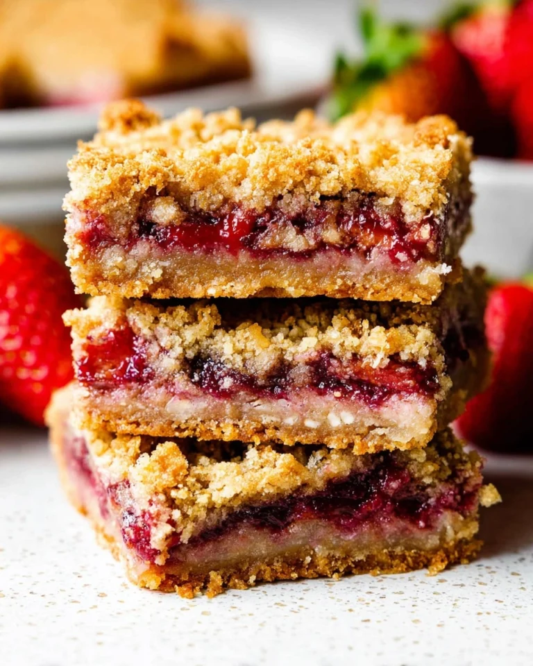 Strawberry-Crumble-Bars-Almond-Flour-Easy-Buttery-Recipe