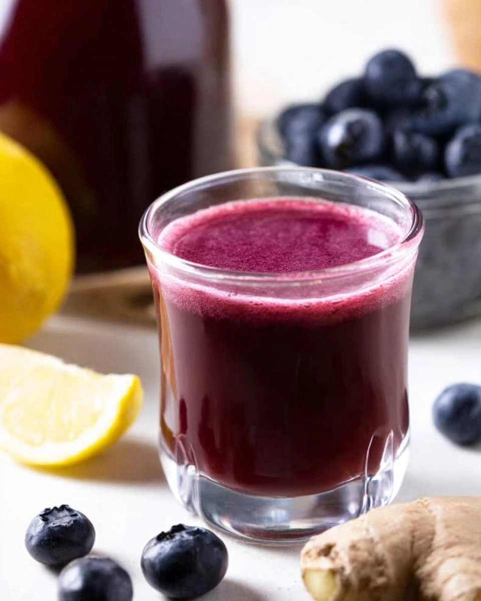 Superfood Blueberry Lemon Shot