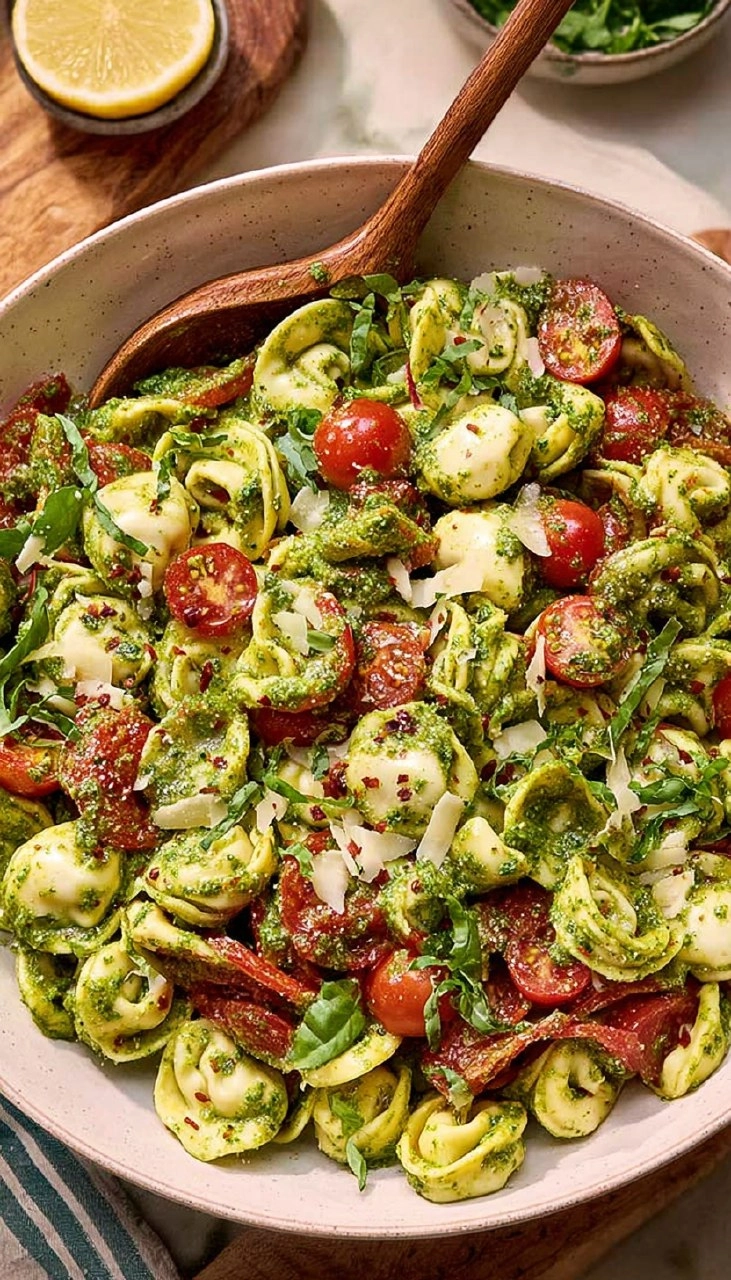 Tortellini Pesto Salad