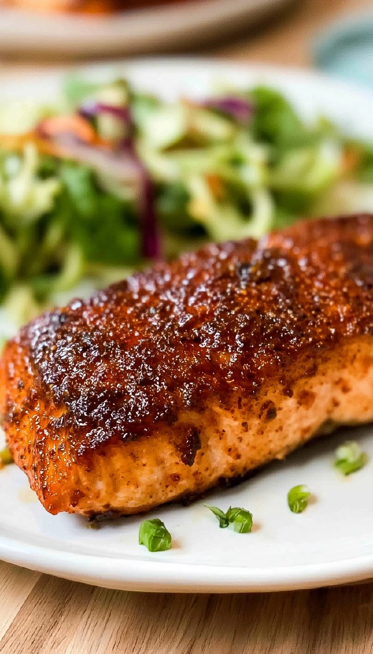 Air Fryer Sweet and Spicy Salmon