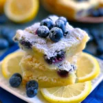 Blueberry-Lemon-Bars-Sweet-Tart-Picnic-Dessert-Squares-Recipe