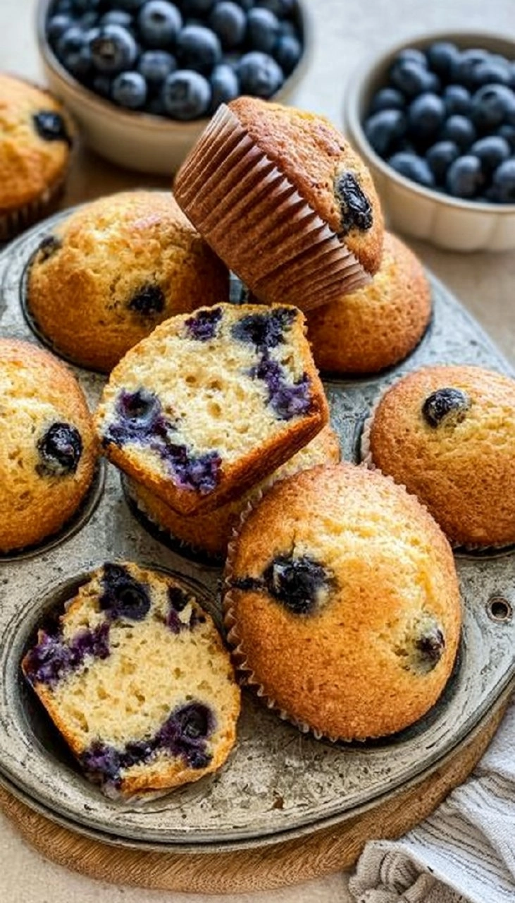 Blueberry Yogurt Muffins
