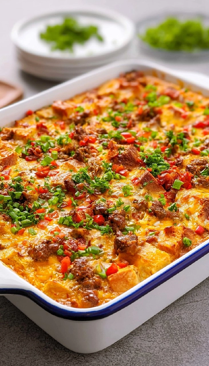Breakfast Casserole | Easy Make-Ahead Father’s Day Brunch Bake