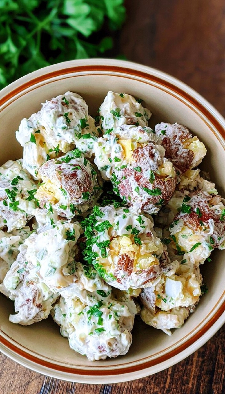 Buttermilk Smashed Potato Salad | Creamy BBQ Side for Memorial Day