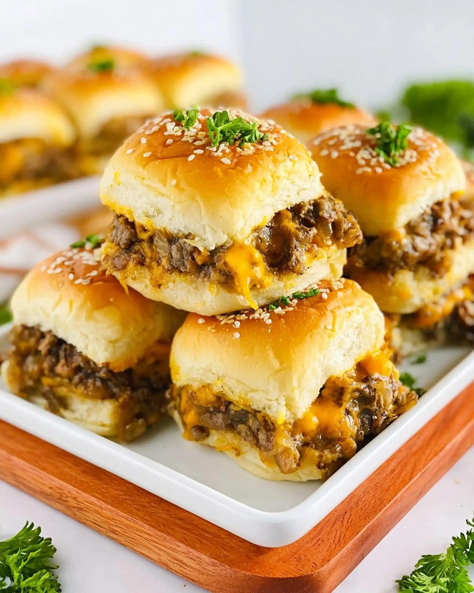 Cheeseburger Sliders | Easy Crowd-Pleasing Memorial Day Appetizer