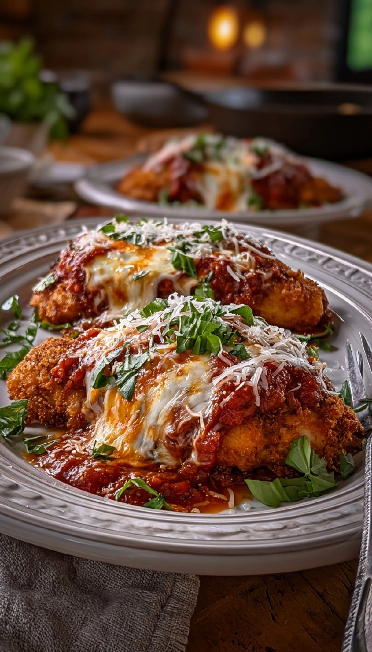 Chicken Parmesan | Crispy Baked Italian Comfort Dinner