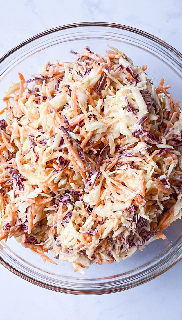 Classic Coleslaw | Creamy Crunchy BBQ Side Salad