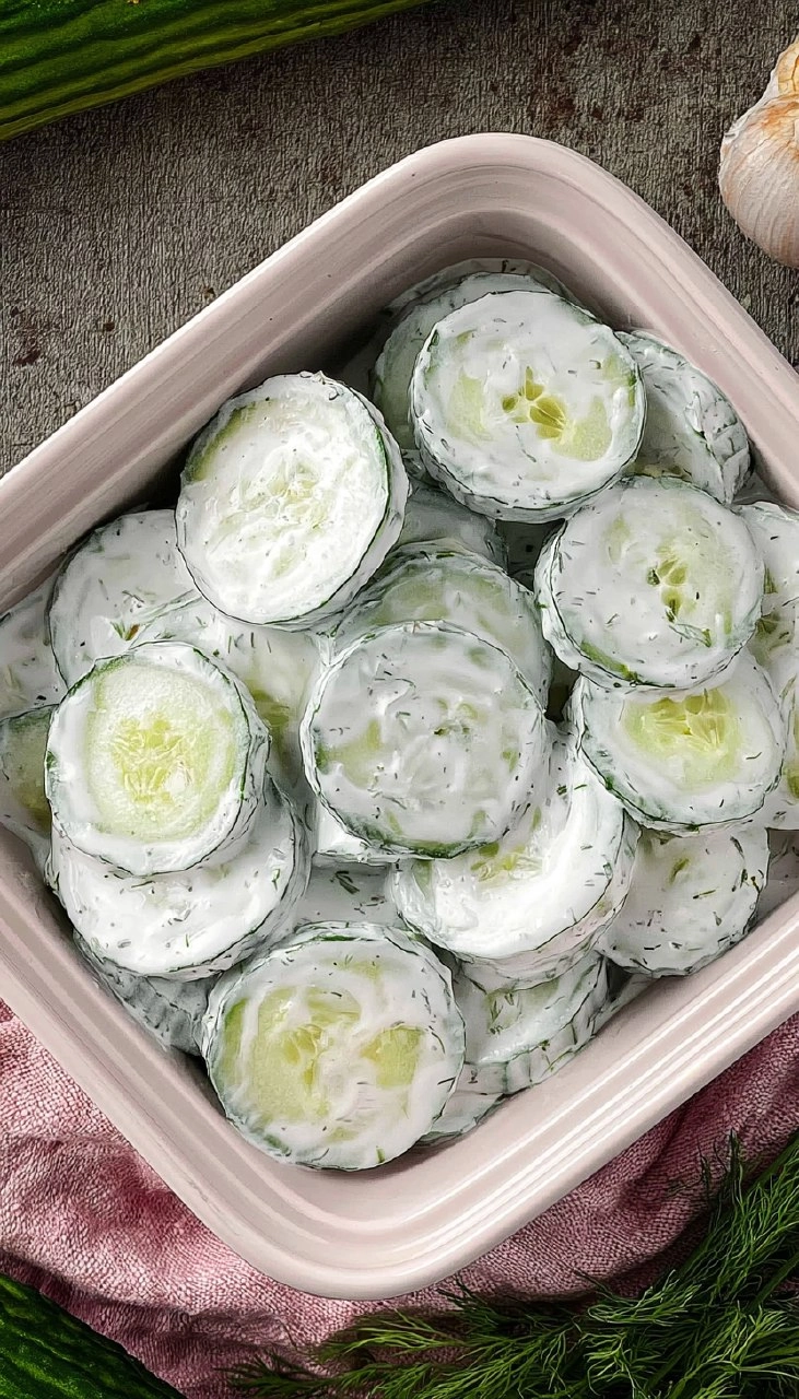 Creamy Cucumber Salad